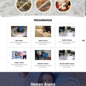 Reha Web Eğitim Halı Yıkama Site Paketi 01